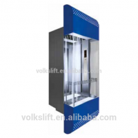 High Quality 630kg German  Glass Wall Passenger Panorama Lifts Elevator