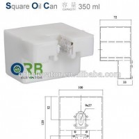 Guide rail oil cup